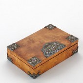 RUSSIAN SILVER & ENAMEL BIRCHW