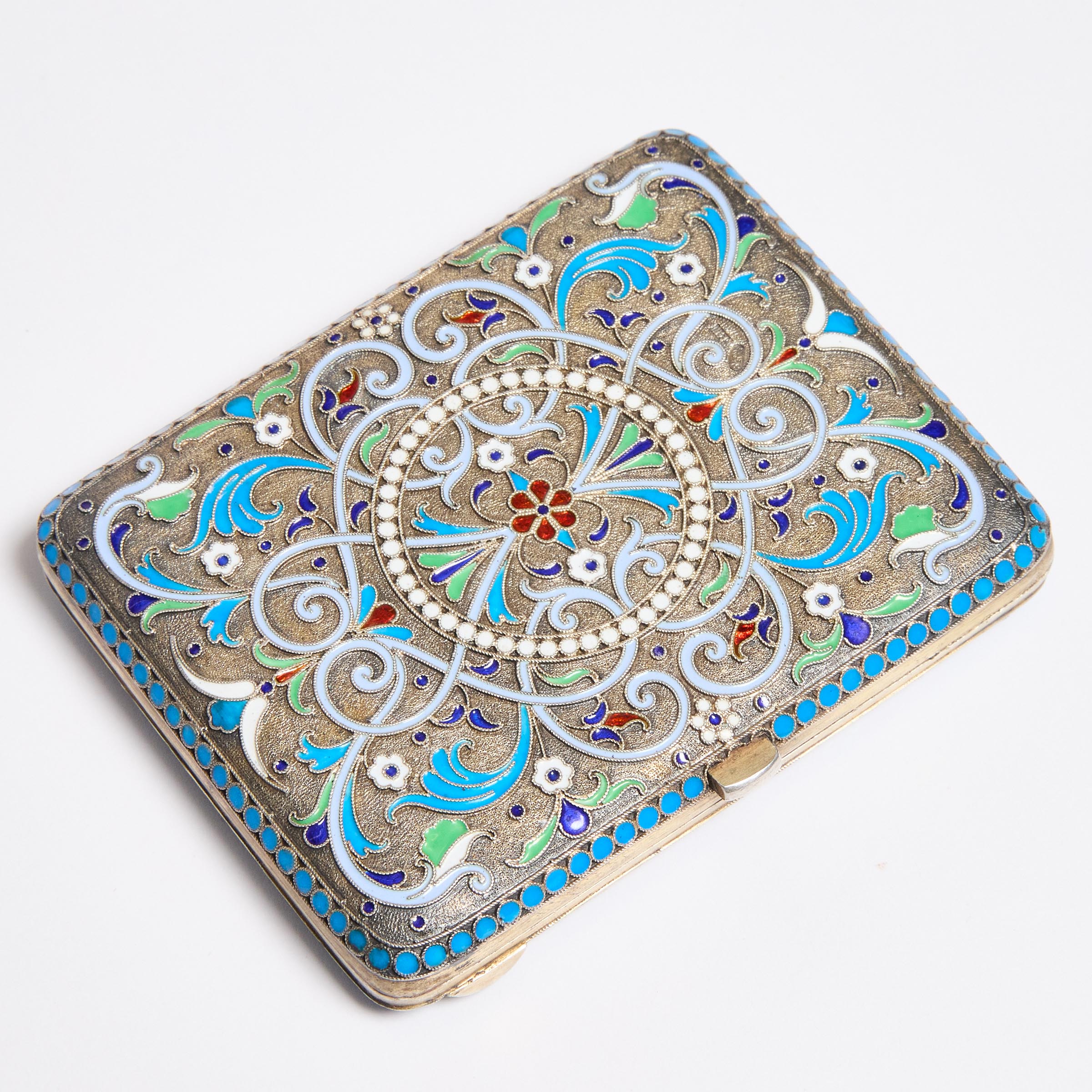 Russian Silver-Gilt and Cloisonné