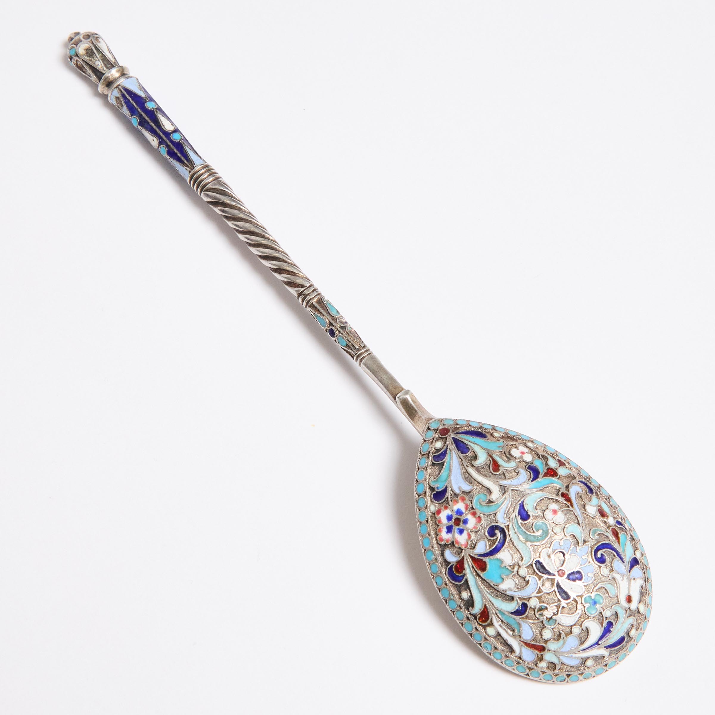 Russian Silver-Gilt and Cloisonné