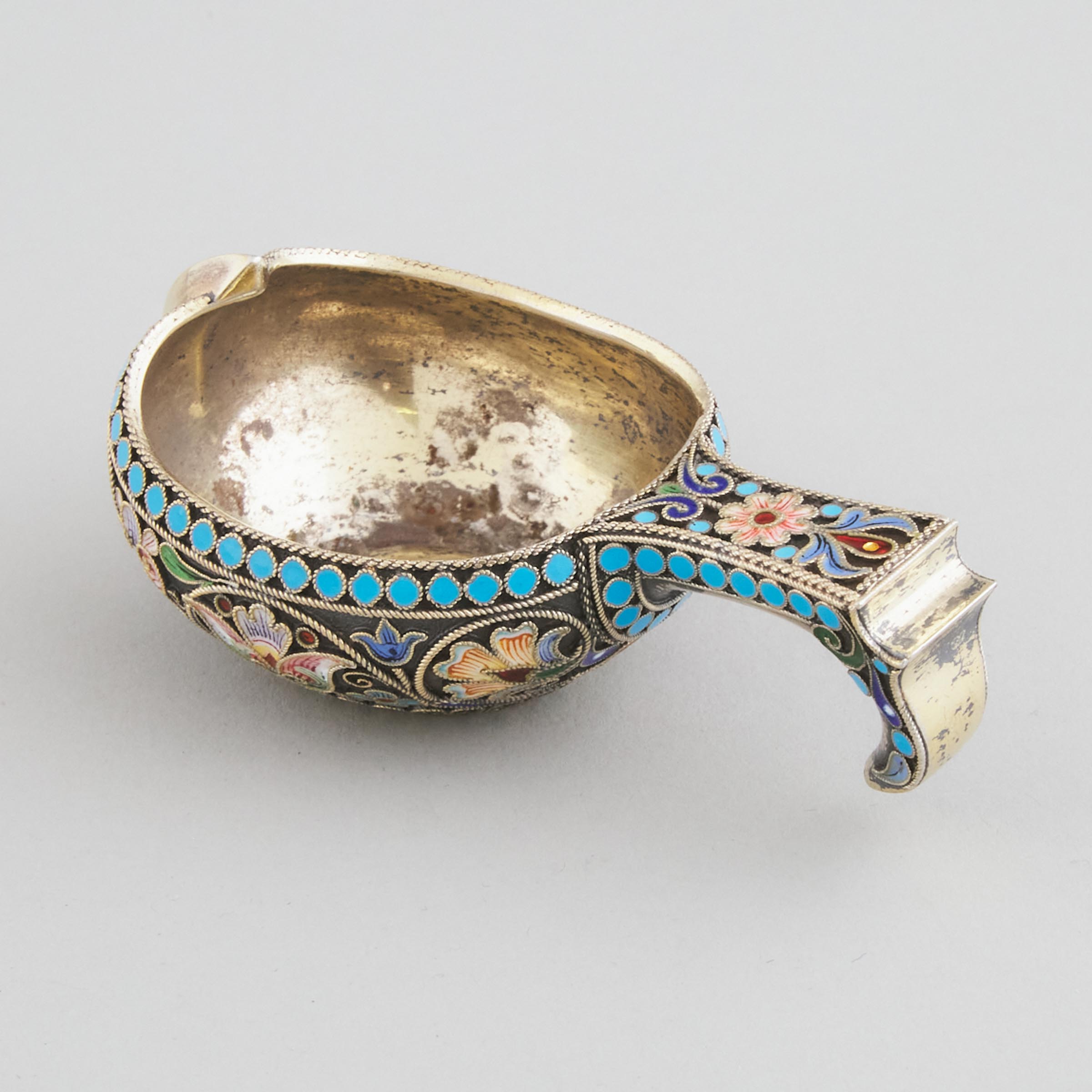Russian Silver-Gilt and Painted