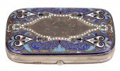 RUSSIAN SILVER-GILT & CLOISONN