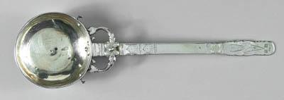 Russian silver ladle, turned