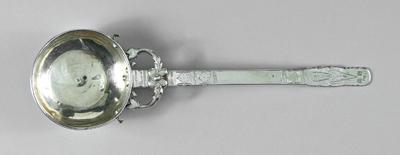 Russian silver ladle, turned