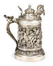 Russian silver repousse tankar