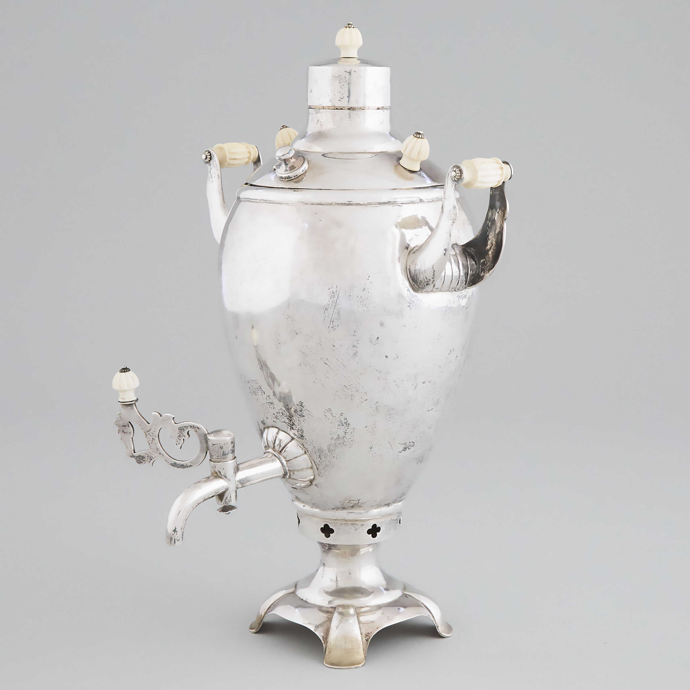 Russian Silver Samovar, probably