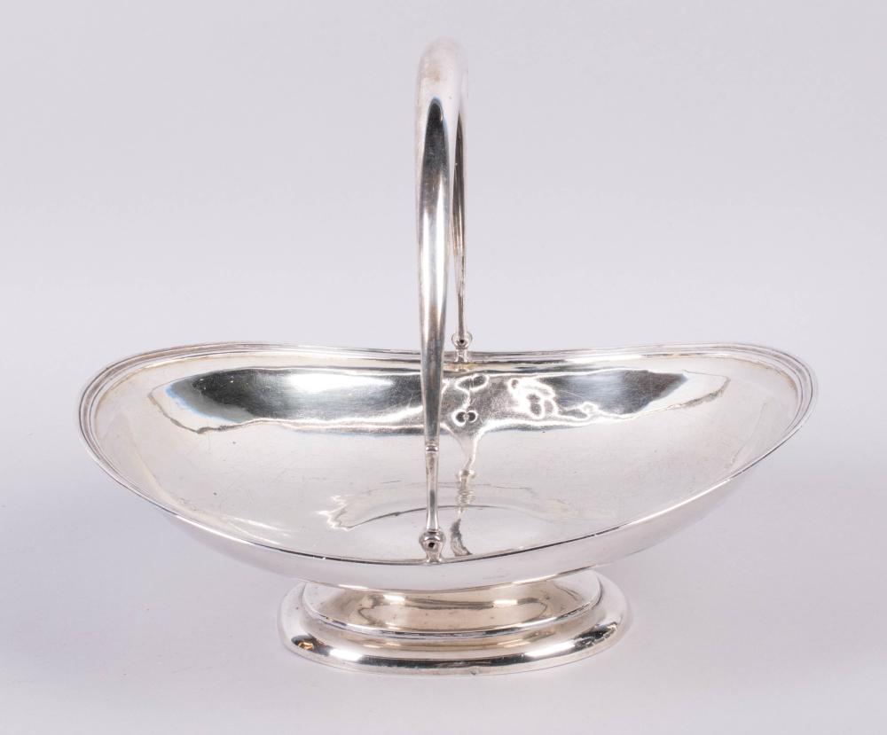 RUSSIAN SILVER SWING HANDLED CAKE