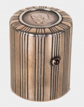 RUSSIAN SILVER TRAVELING INKWE