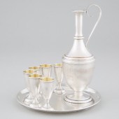 Russian Silver Vodka Carafe, S