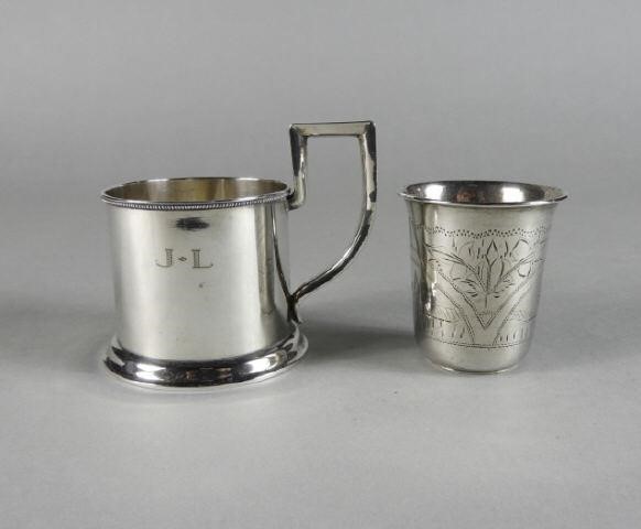 RUSSIAN SILVER VODKA CUP & SILVER