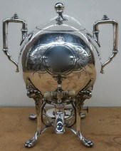 RUSSIAN SILVERPLATE SAMOVAR, H