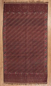 RUSSIAN SOUMAK CARPETAntique R