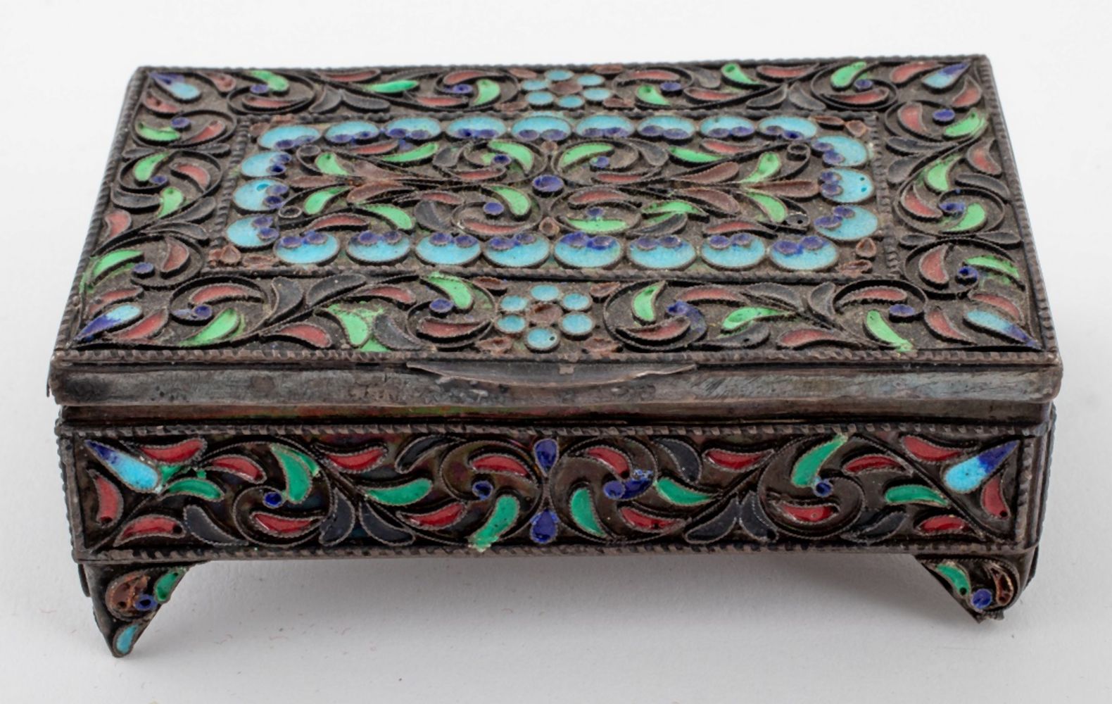 RUSSIAN STYLE CLOISONNE ENAMEL