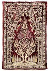 Russian textile, central tree