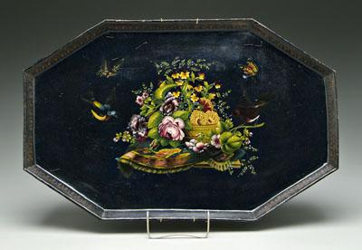 Russian toleware tray, canted