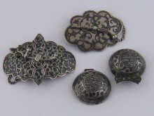 Russian two 19th century silver and