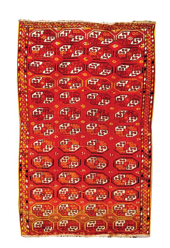 Russian Yomut carpet 3'7'' x
