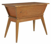 RUSTIC AMERICAN CARVED PINE DO