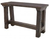 RUSTIC CARVED MESQUITE WOOD CO