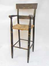 RUSTIC COUNTRY HIGH CHAIR WITH