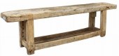 RUSTIC CRAFTSMAN'S WORK BENCH