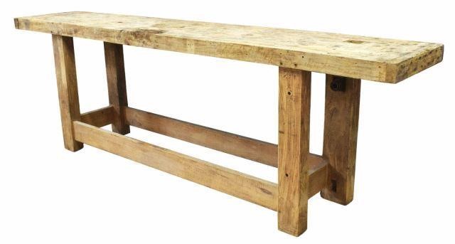 RUSTIC CRAFTSMAN'S WORKBENCH
