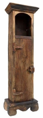 RUSTIC DISTRESSED WOOD CABINET