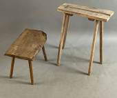 RUSTIC EUROPEAN MILKING STOOLS