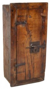 RUSTIC FRENCH CABINET WITH FOR