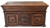 RUSTIC FRENCH DOUGH BIN ON CAB