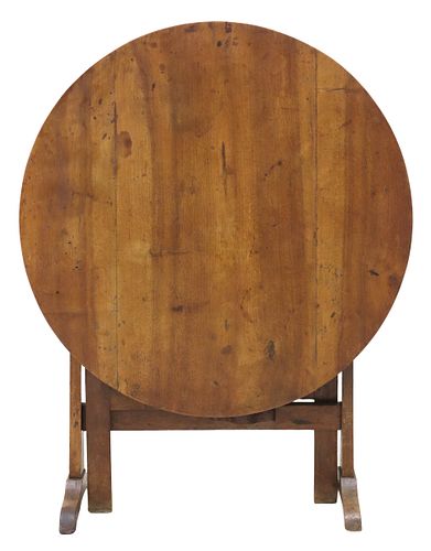 RUSTIC FRENCH PROVINCIAL TILT-TOP