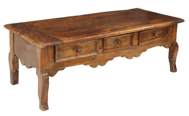 RUSTIC FRENCH PROVINCIAL WALNUT