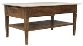 RUSTIC FRENCH STONE-TOP PAINTE