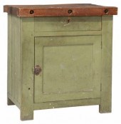 RUSTIC FRENCH WORK TABLE CABIN