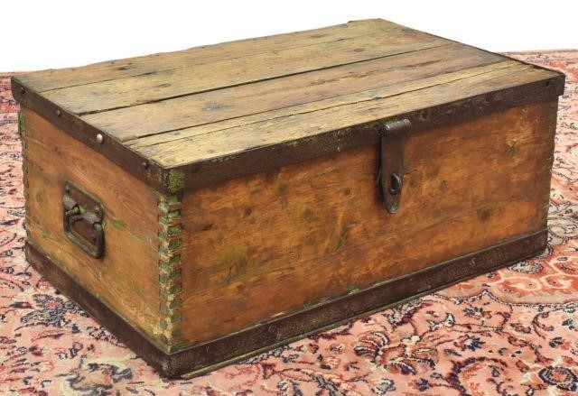 RUSTIC IRON-BOUND WOOD