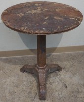 RUSTIC IRON CENTER TABLE, 29 1