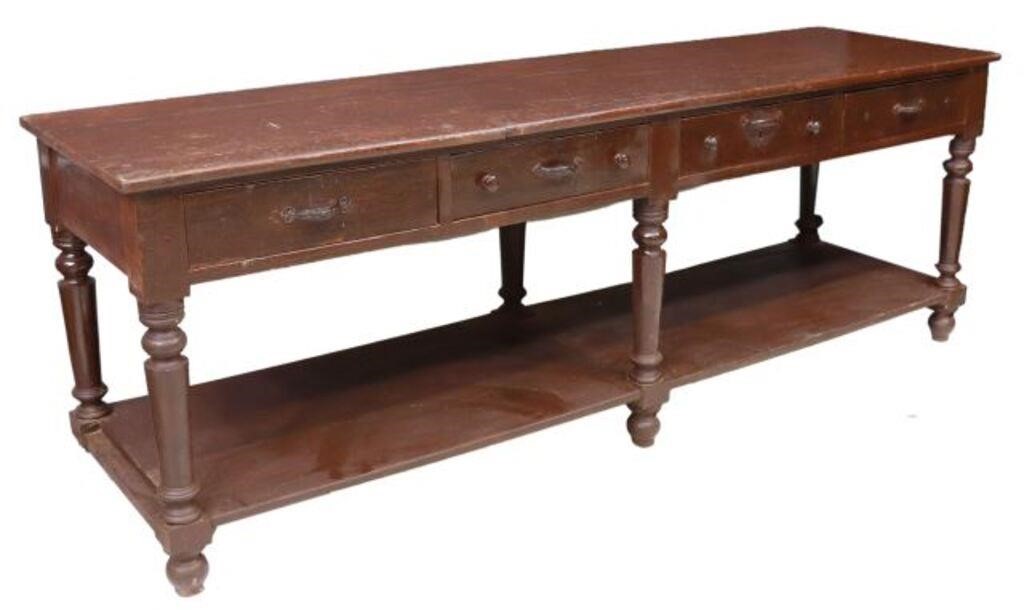 RUSTIC ITALIAN PLANK-TOP WORK