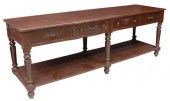 RUSTIC ITALIAN PLANK-TOP WORK
