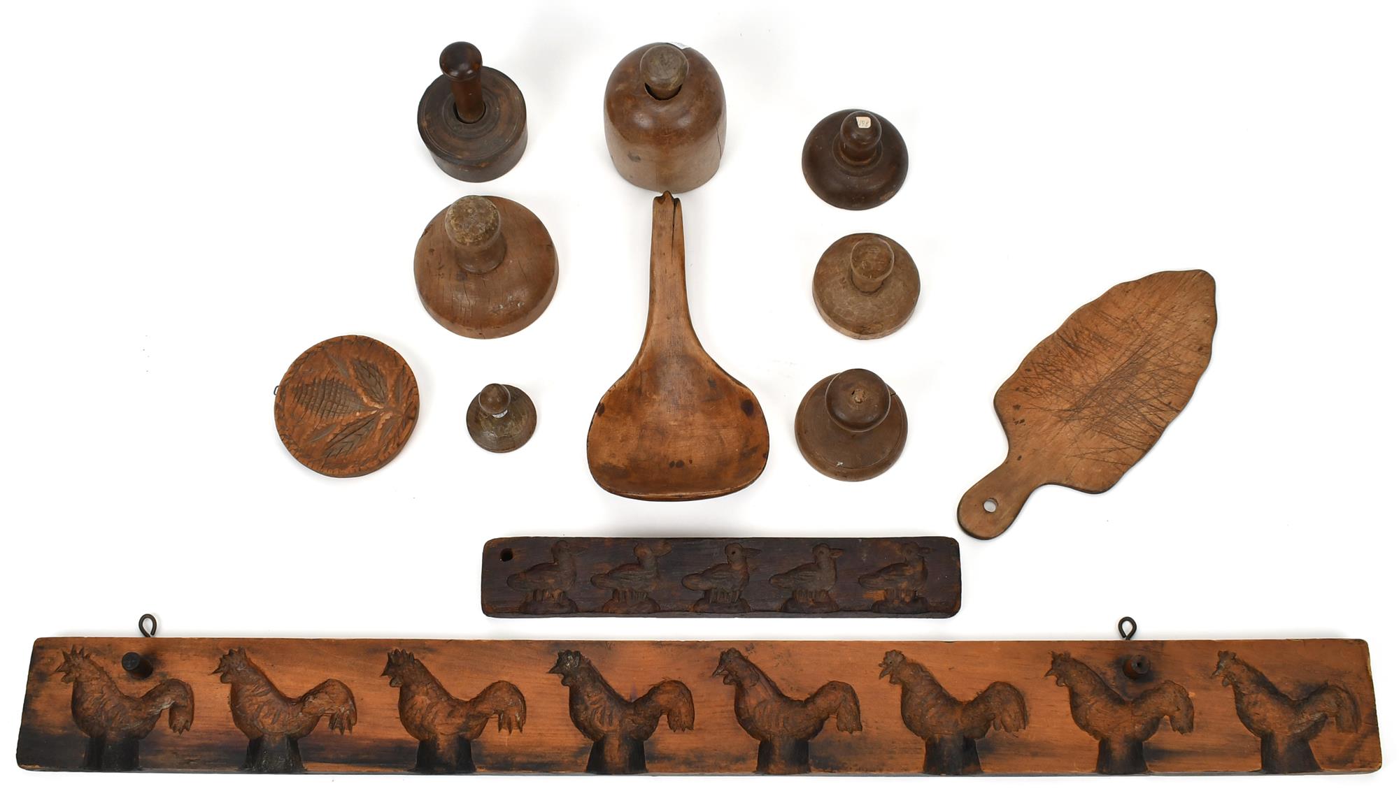 RUSTIC KITCHEN LOT, BUTTER STAMPS