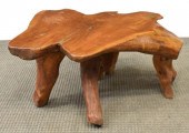 RUSTIC LIVE EDGE TURQUOISE INL