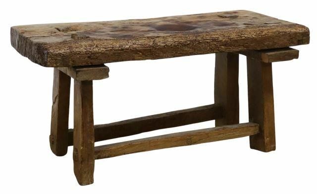 RUSTIC LOW WORK BENCH/ FARRIER'S