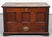 RUSTIC OAK BLANKET CHEST Rusti