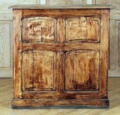 RUSTIC OAK STORE COUNTER PANEL