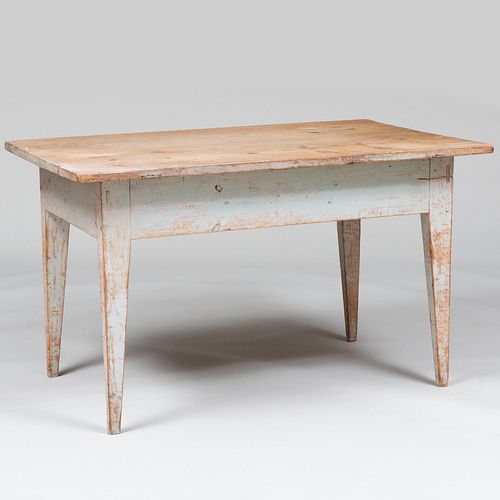 RUSTIC PAINTED PINE FARM TABLE30