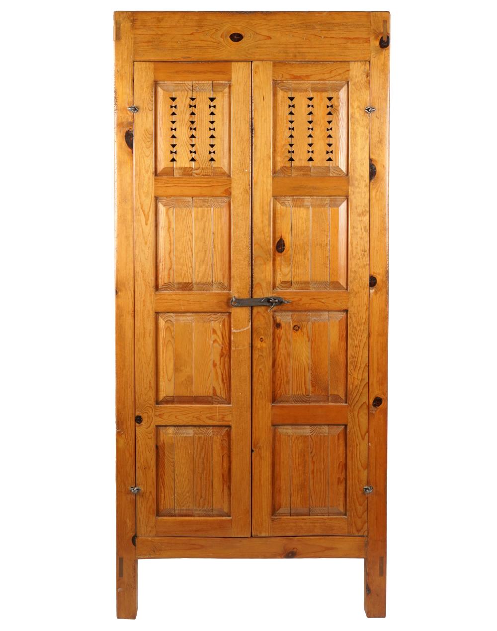 RUSTIC PINE CABINET20th century;
