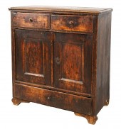 RUSTIC PINE SIDE CABINETwith t