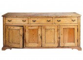 RUSTIC PINE SIDEBOARDwith bras