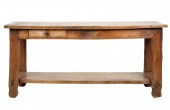 RUSTIC PINE SOFA TABLEhaving a