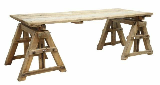 RUSTIC PINE TRESTLE BASE WORK