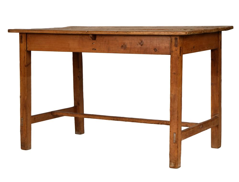 RUSTIC PINE WORK TABLEhaving a