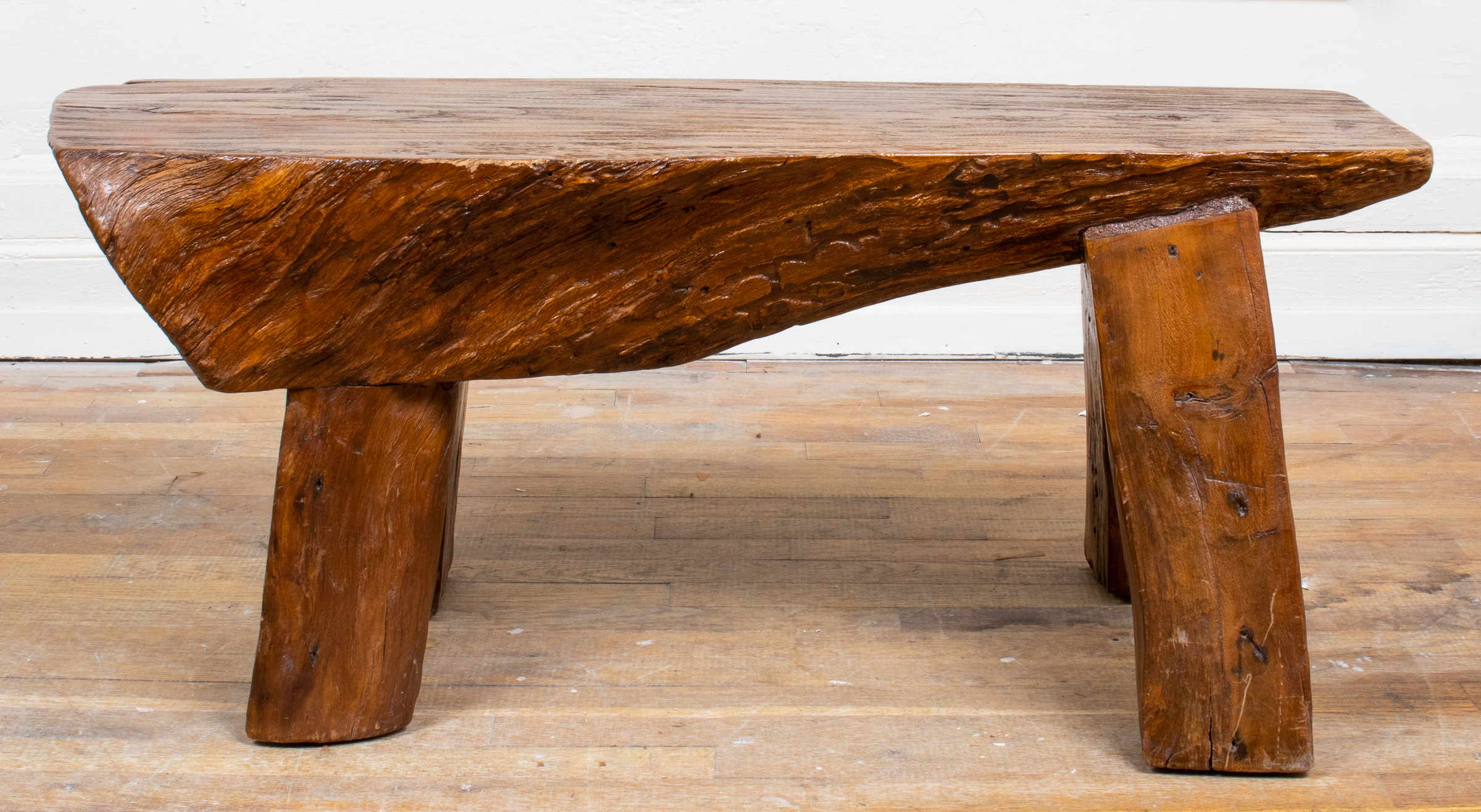 RUSTIC RAW EDGE BENCH, NAKASHIMA